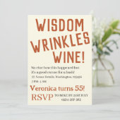ワパーソナライズされたイシワおもしろいワイン 招待状 (スタンド正面)