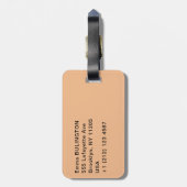 ワヒーバ・サンズの砂漠 - オマーン ラゲッジタグ (裏面縦)