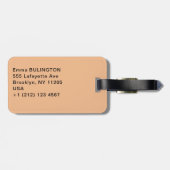 ワヒーバ・サンズの砂漠 - オマーン ラゲッジタグ (裏面横)