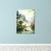 ワビサビアート キャンバスプリント (インサイチュ (ウッドフロア))