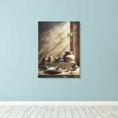 ワビサビアート キャンバスプリント (インサイチュ (ウッドフロア))