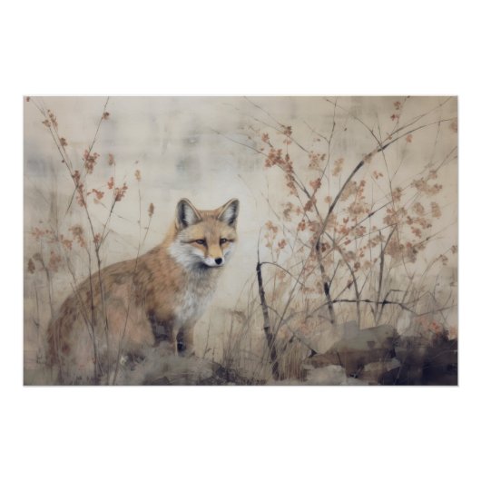 ワビサビエステティックキツネ ポスター (正面)