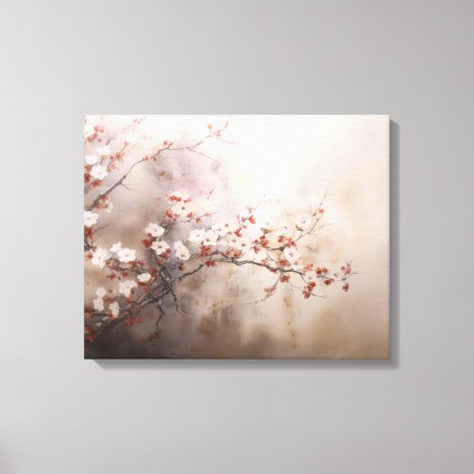 ワビサビエステティック桜 キャンバスプリント (正面)
