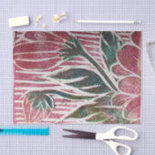 ワビサビフラワースタンプフローラ春自然 薄葉紙 (クラフト)