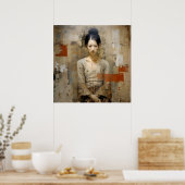 ワビサビ日本のスタイルアート ポスター (キッチン)