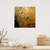 ワビサビ日本のスタイルアート ポスター (キッチン)