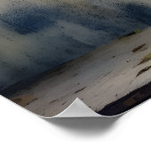 ワビサビ日本のスタイルアート ポスター (角)