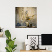 ワビサビ日本のスタイルアート ポスター (ホームオフィス)