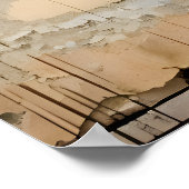 ワビサビ日本のスタイルアート ポスター (角)