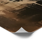 ワビサビ日本のスタイルアート ポスター (角)