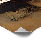 ワビサビ日本のスタイルアート ポスター (角)