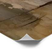 ワビサビ日本のスタイルアート ポスター (角)