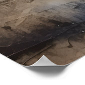 ワビサビ日本のスタイルアート ポスター (角)