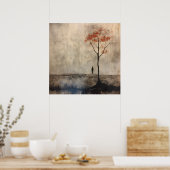 ワビサビ日本のスタイルアート ポスター (キッチン)