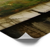 ワビサビ日本のスタイルアート ポスター (角)