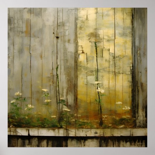 ワビサビ日本のスタイルアート ポスター (正面)