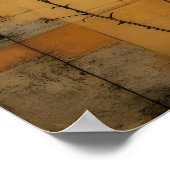 ワビサビ日本のスタイルアート ポスター (角)