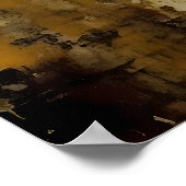 ワビサビ日本のスタイルアート ポスター (角)