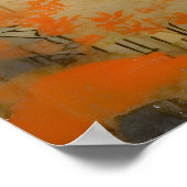 ワビサビ日本のスタイルアート ポスター (角)