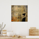 ワビサビ日本のスタイルアート ポスター (キッチン)