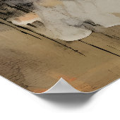 ワビサビ日本のスタイルアート ポスター (角)