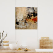 ワビサビ日本のスタイルアート ポスター (キッチン)