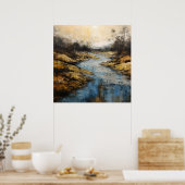 ワビサビ日本のスタイルアート ポスター (キッチン)