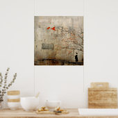 ワビサビ日本のスタイルアート ポスター (キッチン)