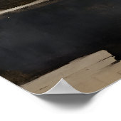 ワビサビ日本のスタイルアート ポスター (角)