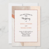 ワビサビ結婚式招待状 招待状 (正面)