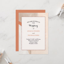 ワビサビ結婚式招待状