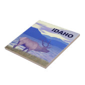 ワピティ（エルク）バイザレイク タイル (側面)