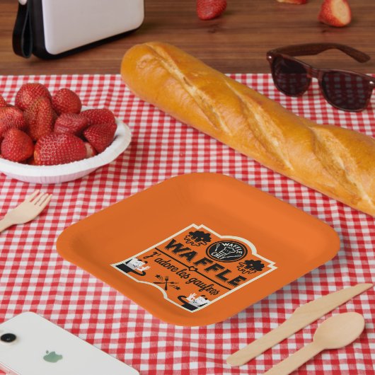 ワフフランスのル ペーパープレート (ピクニック)