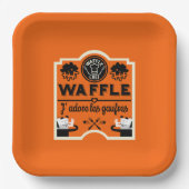 ワフフランスのル ペーパープレート (正面)