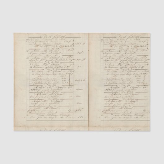 ワフランスのインNo.01 薄葉紙 (正面)