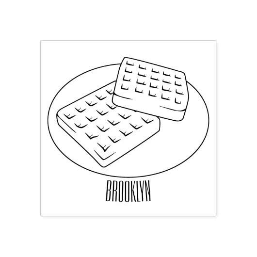 ワフルの漫画イラスト ラバースタンプ (インプリント)