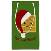 ワフレマスメリークリスマスワッフル スモールペーパーバッグ (裏面)