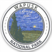 ワプスクナショナルパークノーザンライトズヴィンテージ シール (正面)