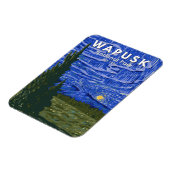 ワプスクナショナルパークノーザンライトズヴィンテージ マグネット (左側)