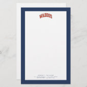 ワホス 便箋 (正面/裏面)