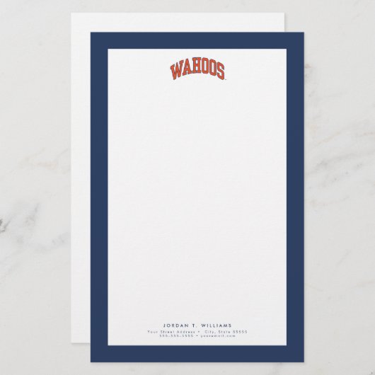 ワホス 便箋 (正面/裏面)