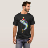 ワホー魚照明クリスマスツリー一致ワホ Tシャツ (正面フル)