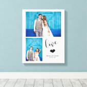 ワミィモダンー |写真結婚2枚 キャンバスプリント (インサイチュ (ウッドフロア))