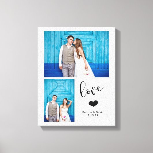 ワミィモダンー |写真結婚2枚 キャンバスプリント (正面)