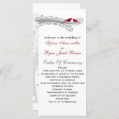 ワミツバメ結婚式 プログラム (正面/裏面)