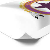 ワムパノアグ族国旗のポスタープリント ポスター (角)