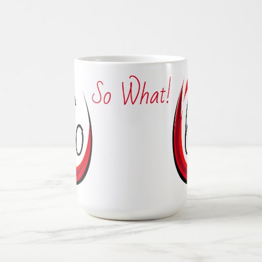 ワモダンおもしろいイングラス60だから60歳の誕生日 コーヒーマグカップ (中央)