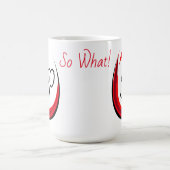 ワモダンイおもしろいングラス50だから何50歳の誕生日 コーヒーマグカップ (中央)