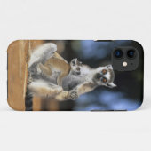 ワモンオナガレムール (Lemur catta) 母と Case-Mate iPhoneケース (裏面(横))