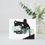 ワラのブランド ポストカード (スタンド正面)